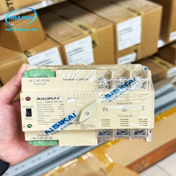 ASKQ1-63A/3P/CK: Bộ chuyển nguồn tự động Aisikai ASKQ1 3P 63A