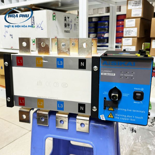 SKT1-400A/4P/N/CK: Bộ chuyển nguồn tự động Aisikai SKT1 4P 400A - Hình ảnh 2