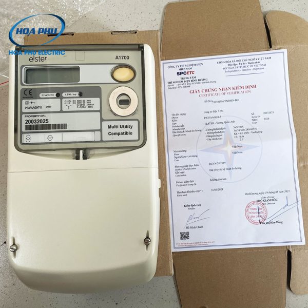 Elster A1700: Công tơ điện tử 3 pha A1700 đa chức năng 3×1(1.2)A CCX 0.5 (PB3KAAGHT-5) - Hình ảnh 2