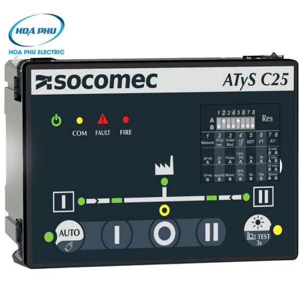 Socomec C25: Bộ điều khiển ATS C25 16000025 184~300VAC