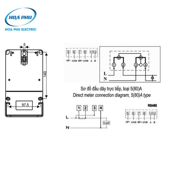Gelex Emic CE-14: Công tơ điện tử 1 pha nhiều biểu giá - Hình ảnh 3