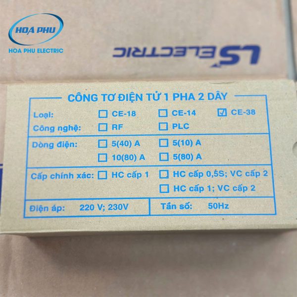 Gelex Emic CE-38: Công tơ điện tử 1 pha 1 giá 5/80A, 220V - CCX 1 - Hình ảnh 3