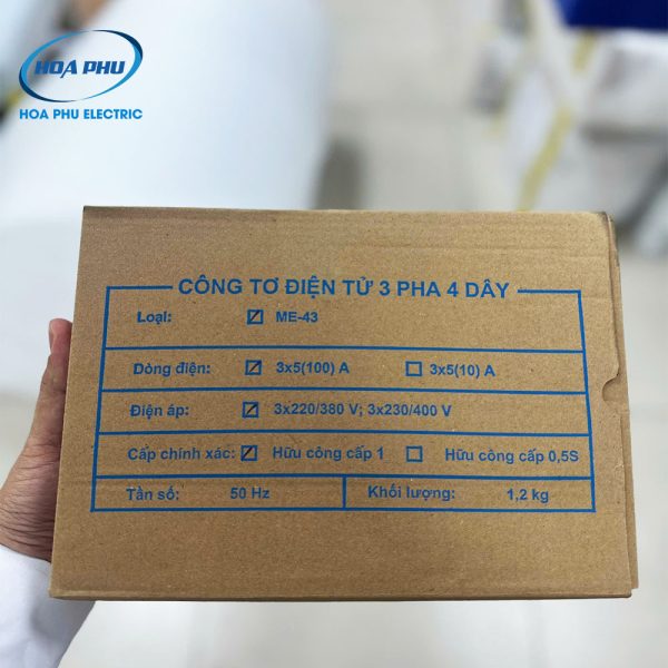Gelex Emic ME-43: Công tơ điện tử 3 pha 4 dây trực tiếp 3x5(100)A - Hình ảnh 2