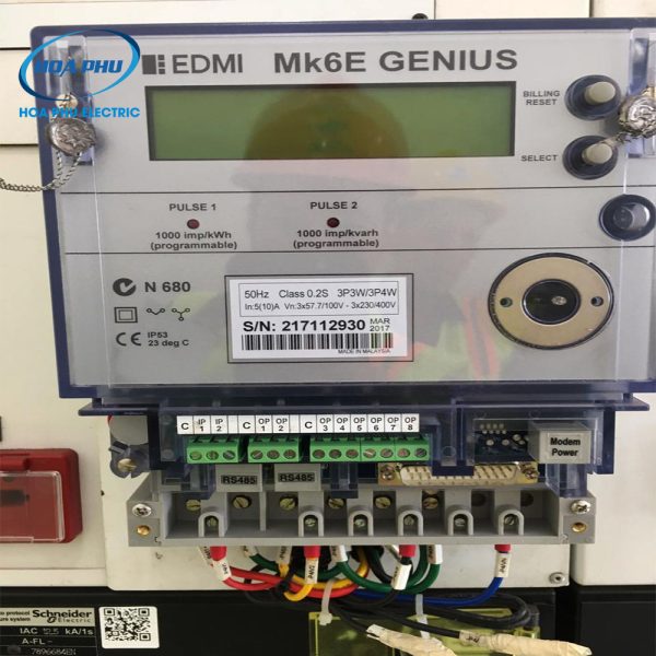 EDMI MK6E: Công tơ điện tử 3 Pha gián tiếp 5(10)A, class 0.5s - Hình ảnh 2