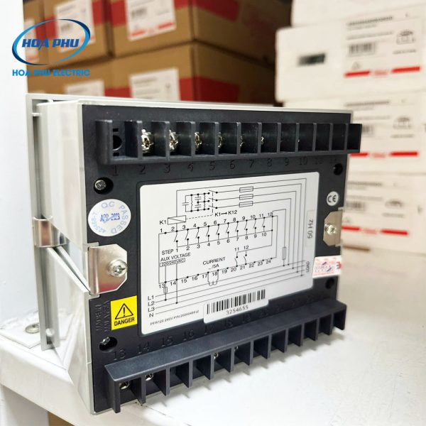 Mikro PFR120-220-50: Bộ điều khiển tụ bù 12 cấp, điện áp L-L 220VAC - Hình ảnh 4
