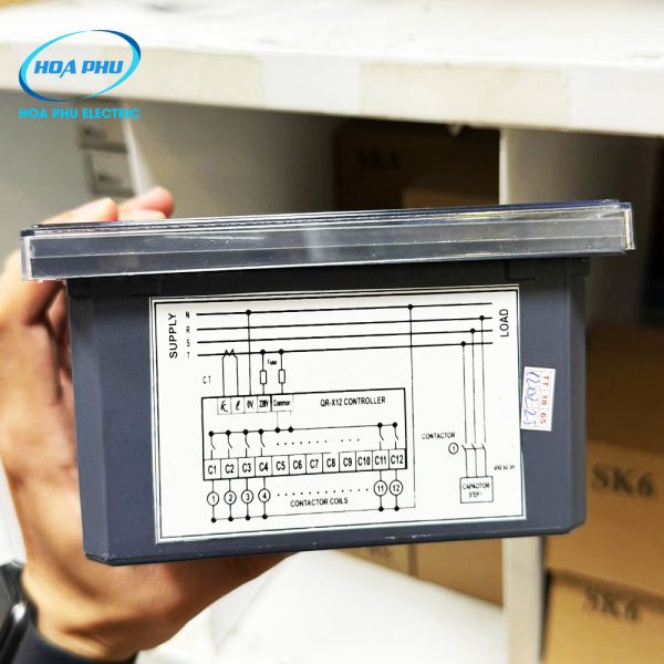 SK QR-X12: Bộ điều khiển tụ bù SK 12 cấp - Hình ảnh 2