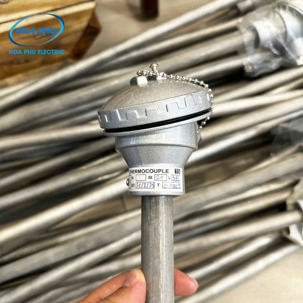 Thermocouple SP4916: Can nhiệt loại K phi 21 x 890mm 0-1300 độ C, inox 310
