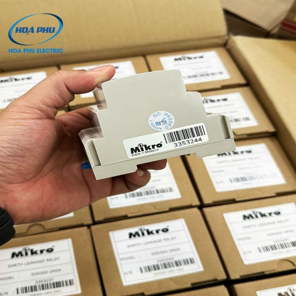 Mikro DIN310-230A: Relay bảo vệ dòng rò, loại gắn thanh ray - Hình ảnh 2