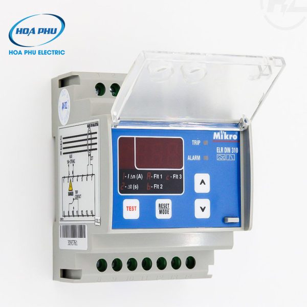 Mikro DIN310-230A: Relay bảo vệ dòng rò, loại gắn thanh ray
