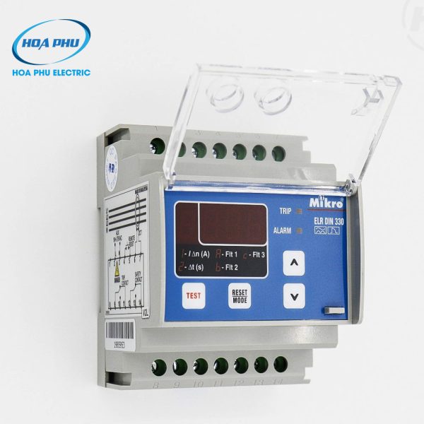 Mikro DIN330-230A: Relay/Rơ le bảo vệ dòng rò, loại gắn thanh ray