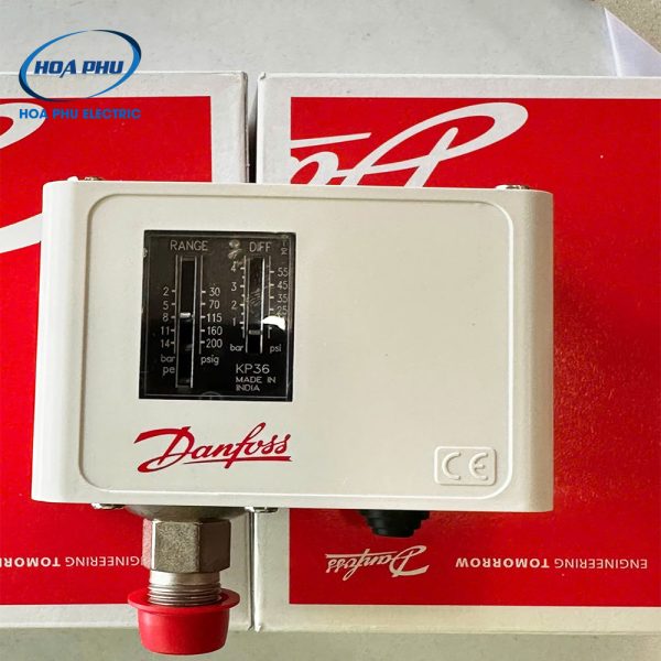 Danfoss KP36: Công tắc cảm biến áp suất Danfoss KP36 2-14 BAR C/N 060-110891