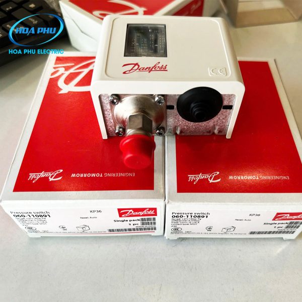 Danfoss KP36: Công tắc cảm biến áp suất Danfoss KP36 2-14 BAR C/N 060-110891 - Hình ảnh 4