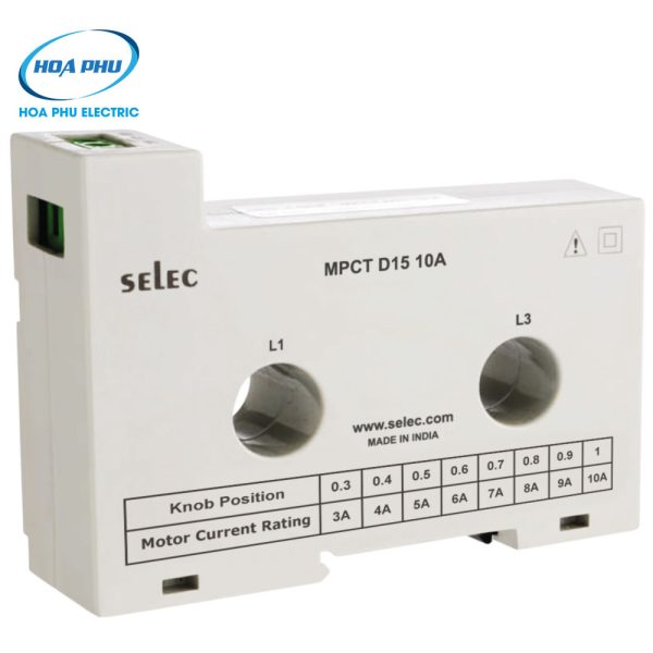 Selec MPCT D15 80A: Biến dòng bảo vệ động cơ 80A