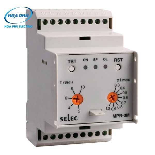 Selec MPR-3M-2-415V: Rờ le bảo vệ động cơ 3 pha 3 dây