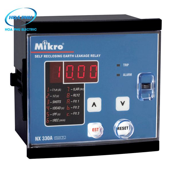 Mikro NX330A-230A: Relay bảo vệ dòng rò, loại gắn mặt tủ