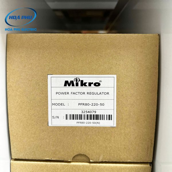 Mikro PFR80-415-50: Bộ điều khiển tụ bù 8 cấp, điện áp (L-L): 380VAC – 415VAC - Hình ảnh 2