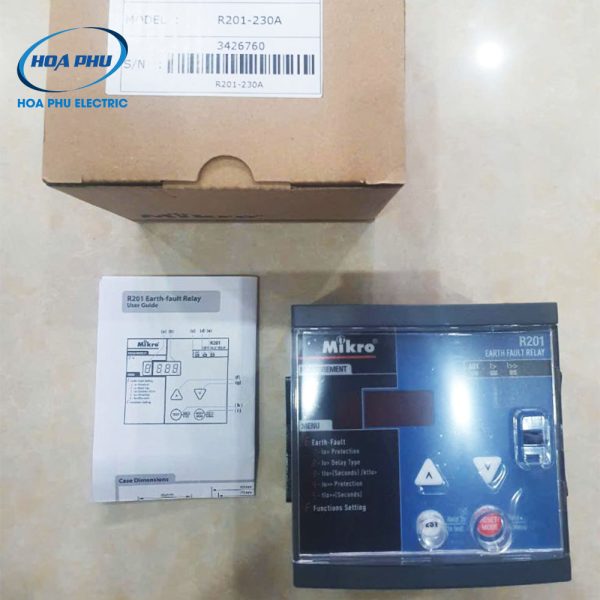 Mikro R201: Relay bảo vệ chạm đất Mikro R201 (New) - Hình ảnh 2