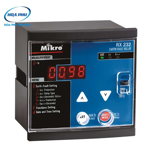 Mikro RX232-230A: Relay bảo vệ chạm đất Mikro RX232-230A (New)