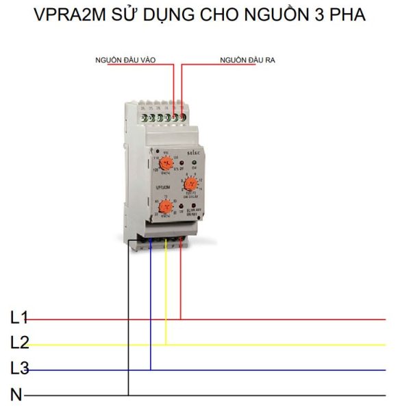 Selec VPRA2M: Rờ le bảo vệ Điện áp Selec - Hình ảnh 3