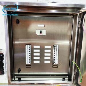 Tủ phân phối BD inox 100A ngoài trời 2 lớp cửa