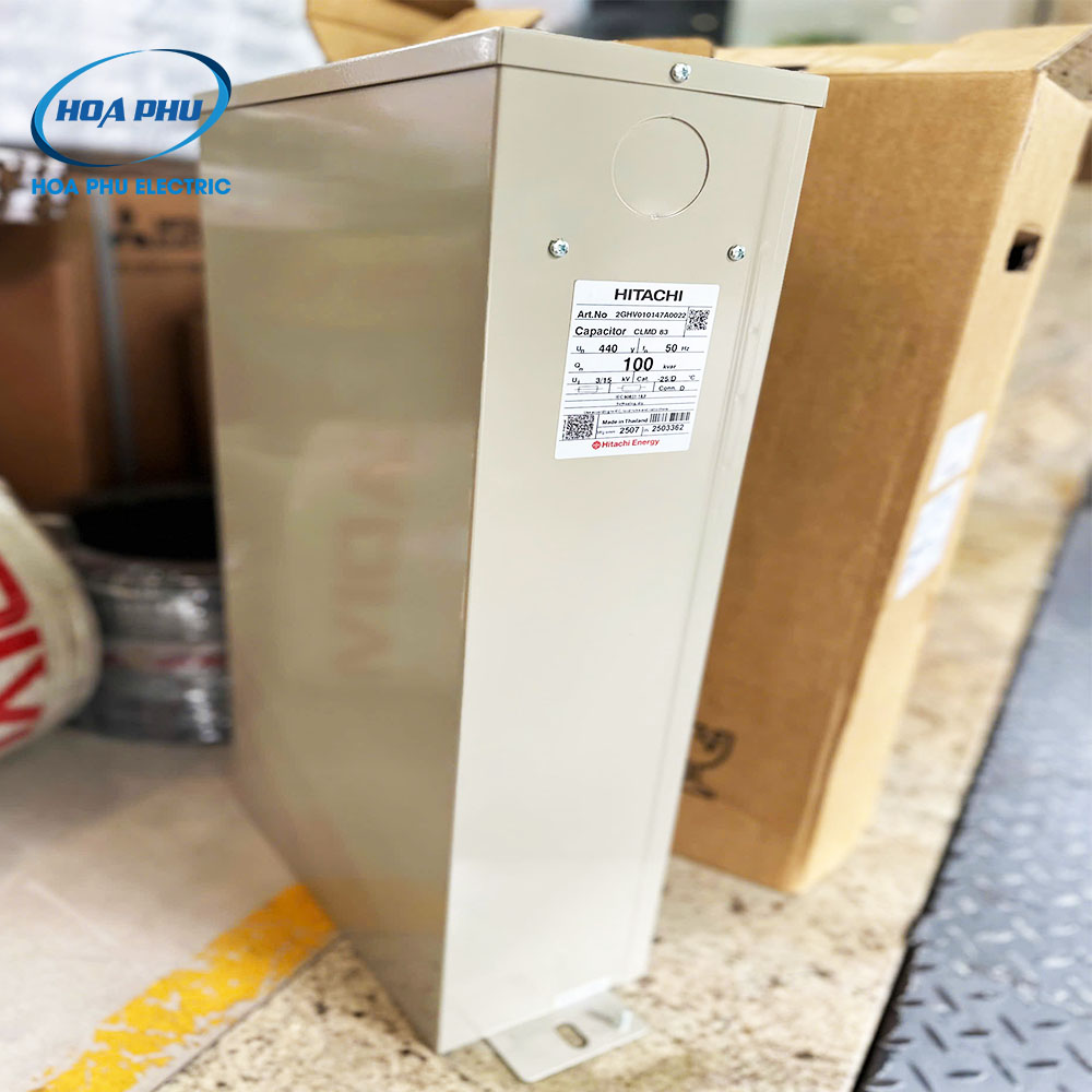 Tụ bù HITACHI 100KVAR CLMD83 3Pha 440V
