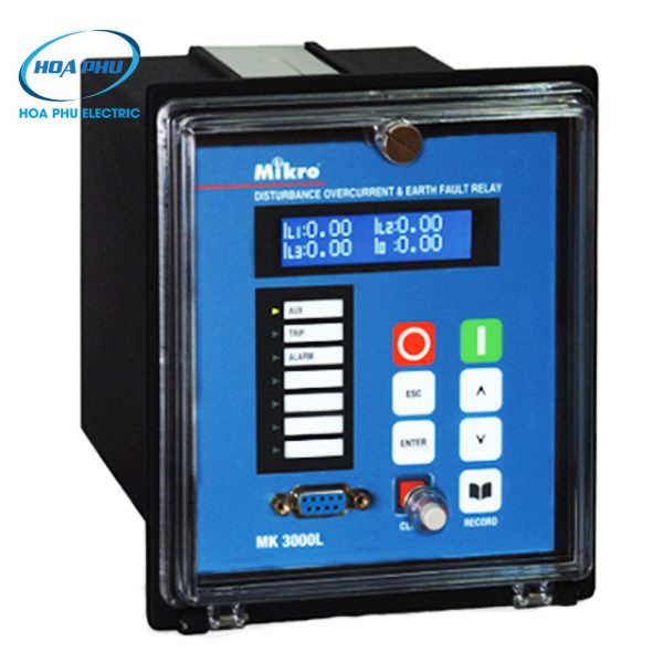 Mikro MK3000L-240AD: Relay bảo vệ quá dòng và chạm đất MK3000L