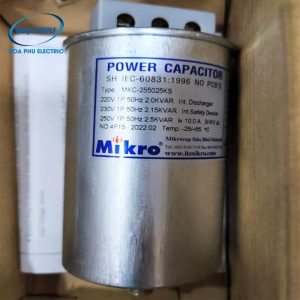 tụ bù Mikro MKC-255025KS 1 pha 2.5kVAr 250V