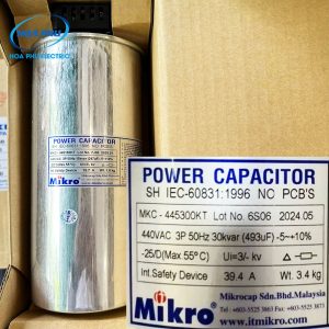 Tụ bù Mikro MKC-445300KT - Tụ khô 3 pha 30Kvar 440V