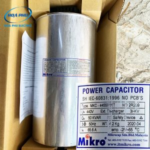 Tụ bù Mikro MKC-445500KT - Tụ khô 3 pha 50Kvar 440V