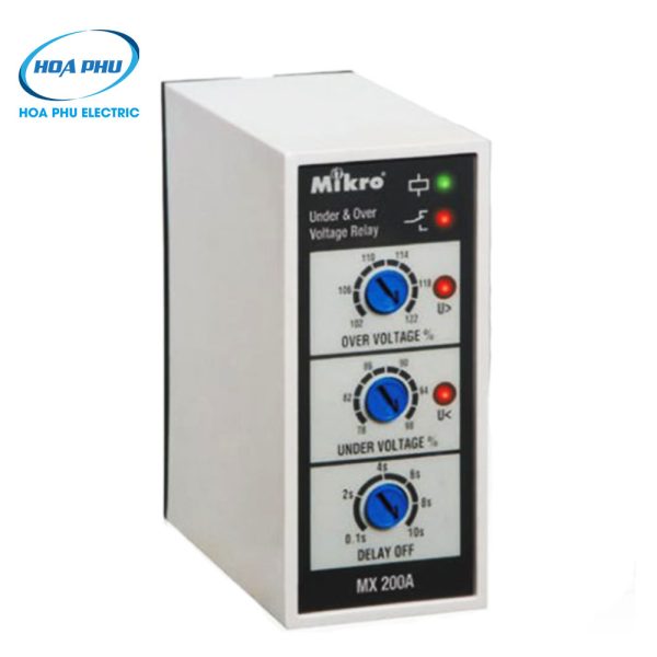 Mikro MX200A-380V: Rơ-le bảo vệ điện áp MX200A