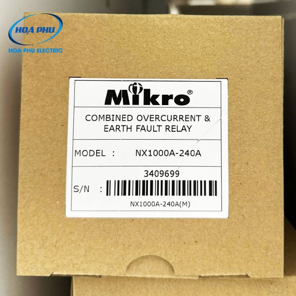 Mikro NX1000-240A: Relay bảo vệ quá dòng và chạm đất Mikro NX1000 - Hình ảnh 2
