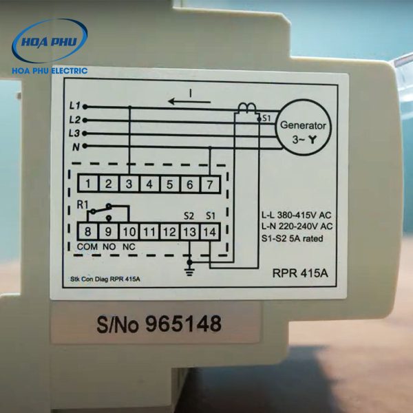 Mikro RPR 415A: Rơ le bảo vệ công suất ngược RPR 415A - Hình ảnh 3