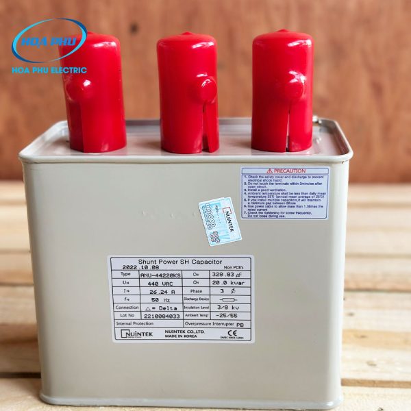 Tụ bù dầu 440V 20KVAR 3P nuintek
