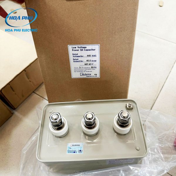 Tụ bù 3 pha nuintek 25kvar dầu 440v