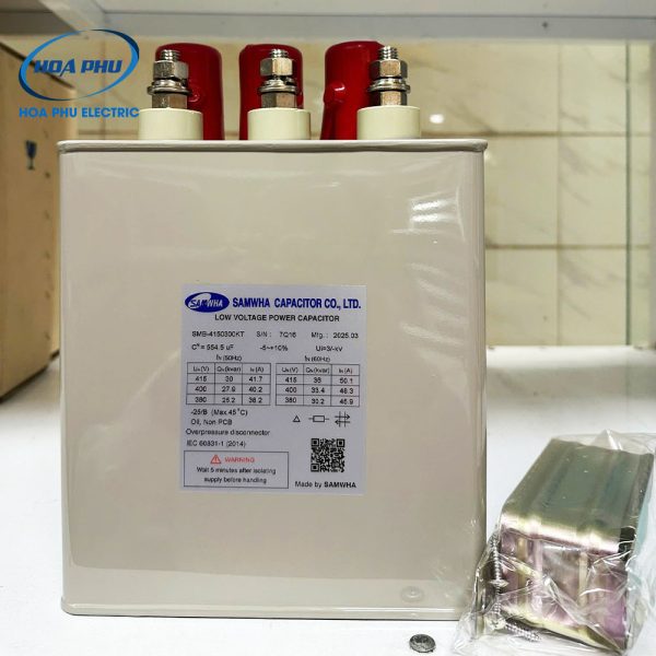 Tụ bù 3 pha 30kvar 415v smb-4150300kt