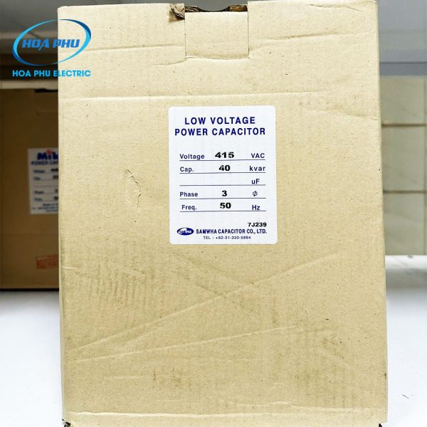 SMB-4150400KT tụ bù dầu 40kvar 3P 415v samwha