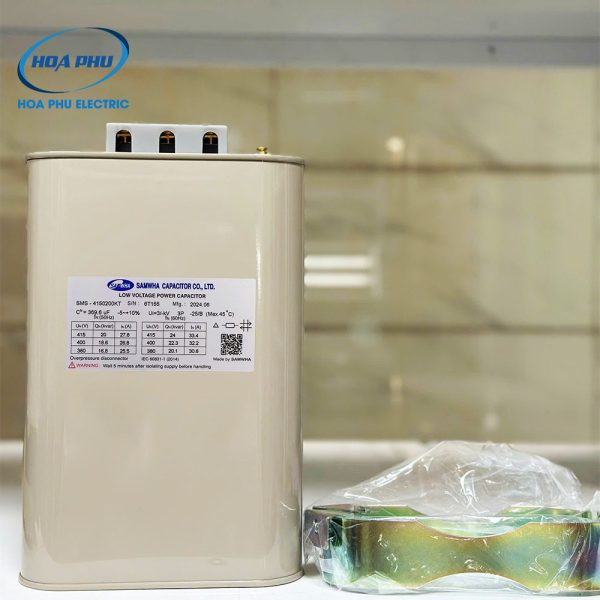 Tụ bù dầu Samwha SMS-4150200KT – 20kVAr 3 pha 415V