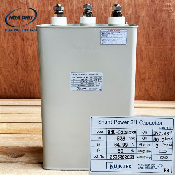 Tụ dầu nuintek 525V 3 pha