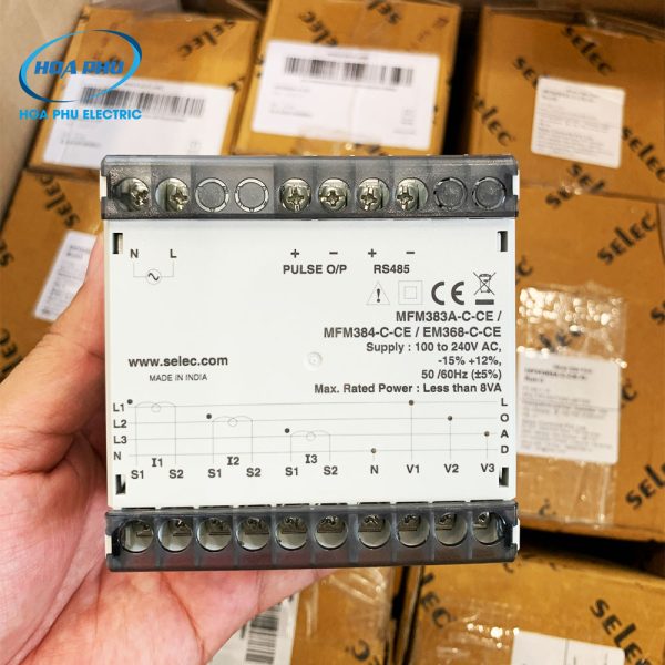 Selec MFM383A– Đồng hồ đo điện năng đa năng 96x96, Modbus RS485
