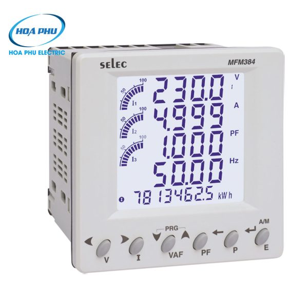 đồng hồ đa năng MFM384-C, đo và hiển thị THD
