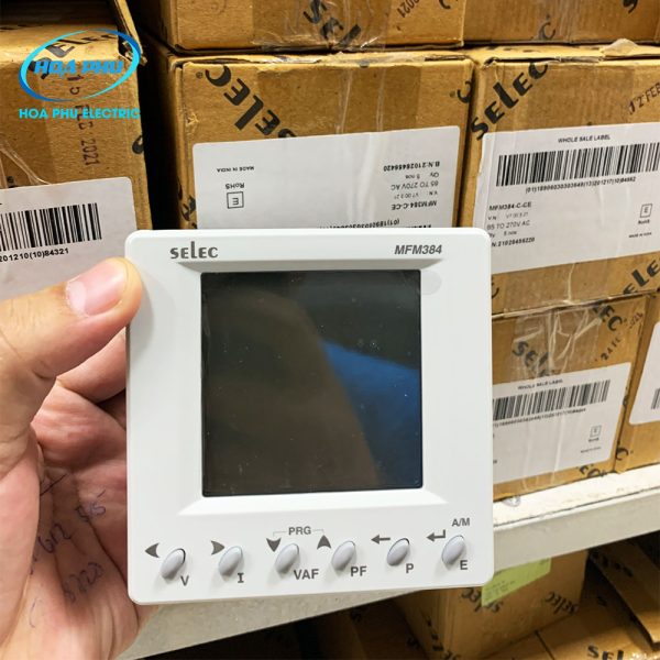 Đồng hồ đo đa năng gắn mặt tủ MFM384-C Selec