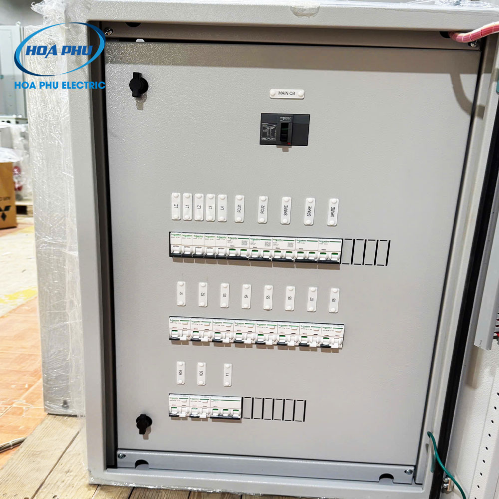Tủ phân phối DB 3P 40A kết hợp điều khiển gió tươi