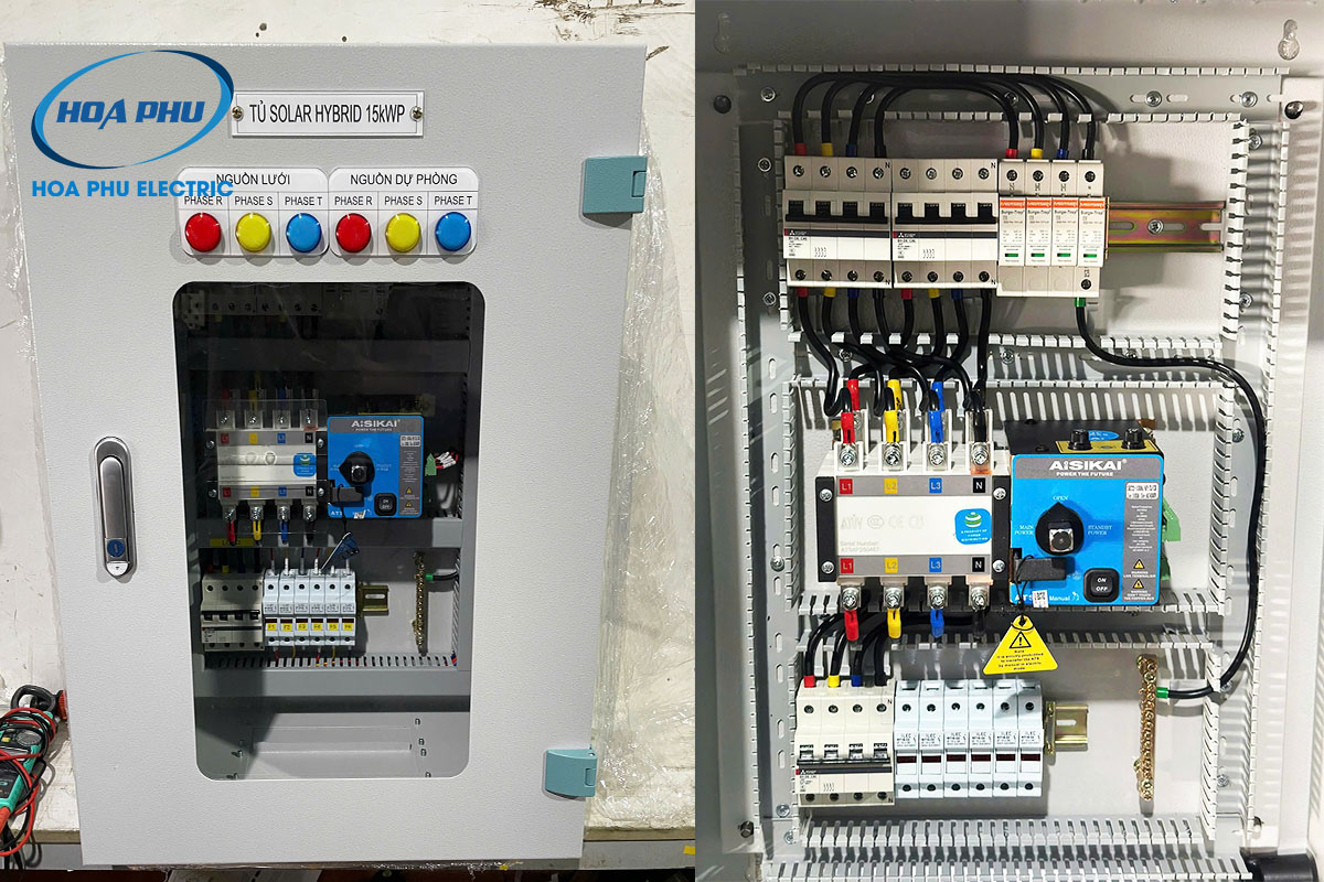 Tủ Hybrid 3P 15kw