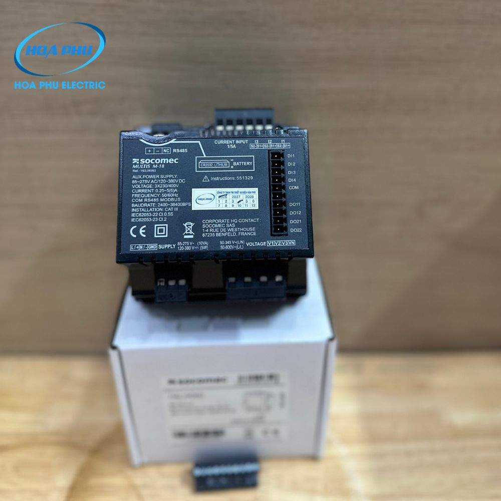 SOCOMEC 192J9060: ĐỒNG HỒ ĐA NĂNG MULTIS M18 - Ảnh 3