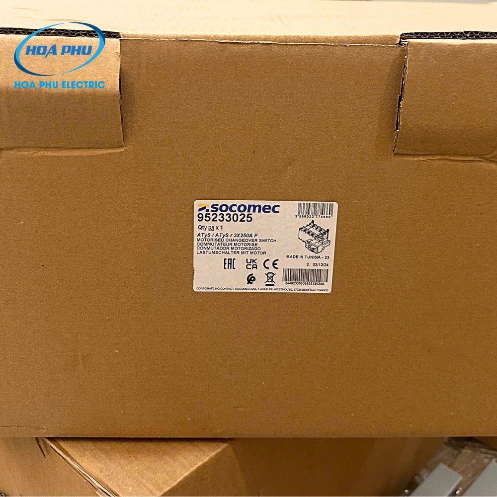 SOCOMEC 95233025: THIẾT BỊ CHUYỂN NGUỒN TỰ ĐỘNG ATyS 3P 250A - Ảnh 4
