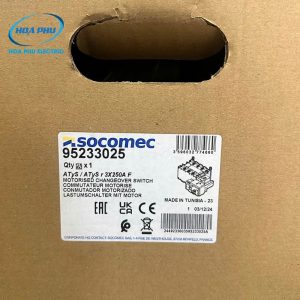 SOCOMEC 95233025: THIẾT BỊ CHUYỂN NGUỒN TỰ ĐỘNG ATyS 3P 250A