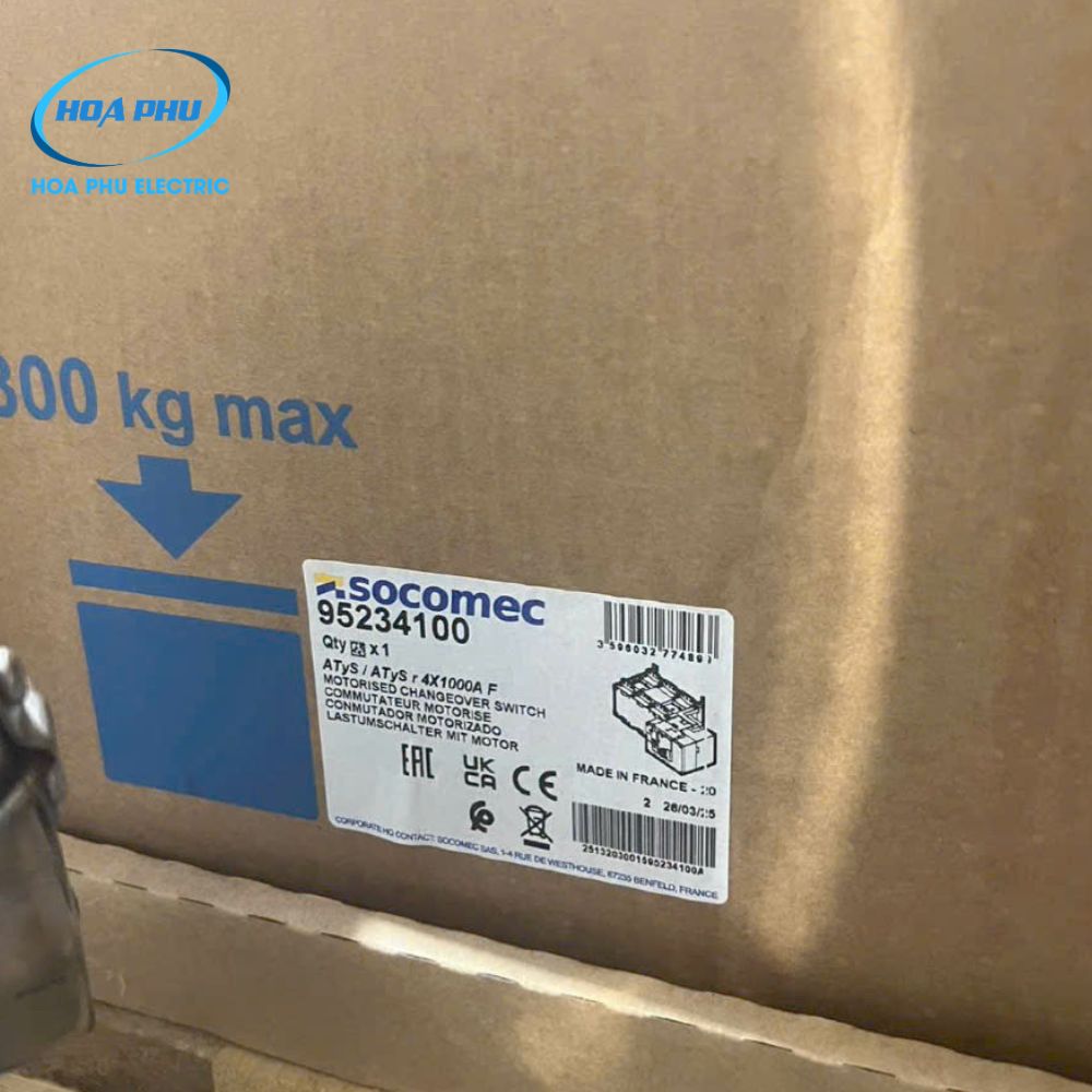 SOCOMEC 95234200: THIẾT BỊ CHUYỂN NGUỒN TỰ ĐỘNG ATyS 4P 2000A - Ảnh 3