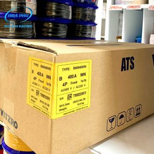 VIZTRO VAT-64WN(B60040WN): ATS 4P 400A Loại 3 Vị Trí, Front
