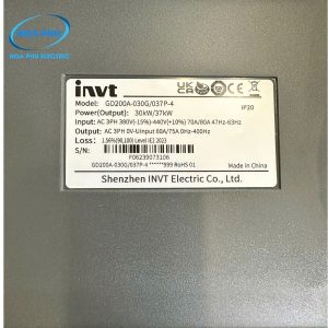INVT GD200A-030G/037P-4:BIẾN TẦN 3 PHA 380V