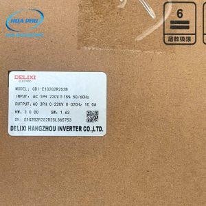 DELIXI CDI-E102G1R5S2B:BIẾN TẦN 1.5KW 220V 1PHA RA 3PHA
